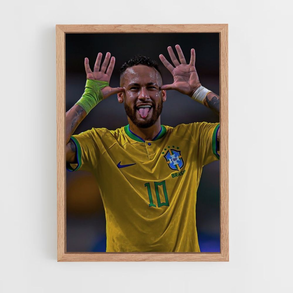 Lustiges Neymar-Poster