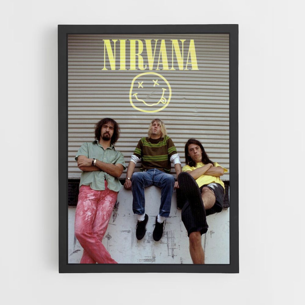 Poster Nirvana-Gruppe