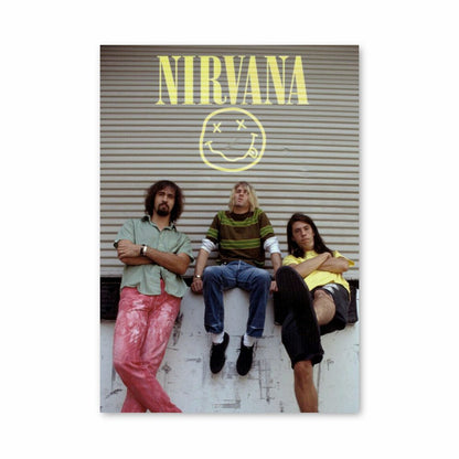 Poster Nirvana-Gruppe