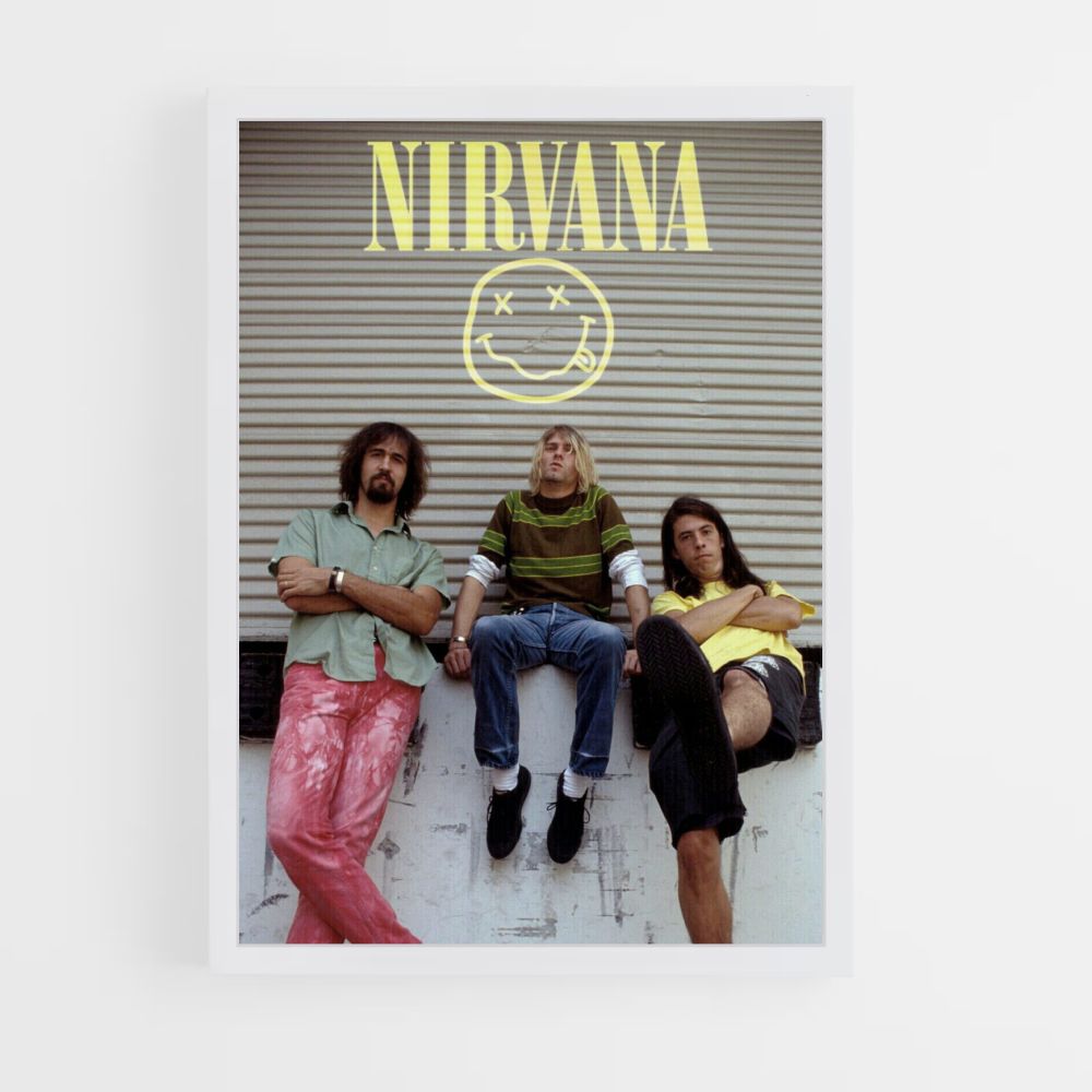 Poster Nirvana-Gruppe