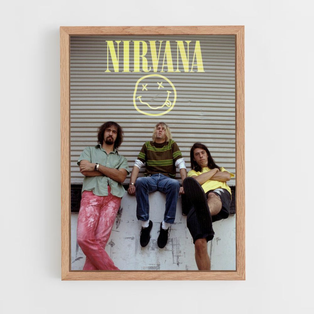 Poster Nirvana-Gruppe