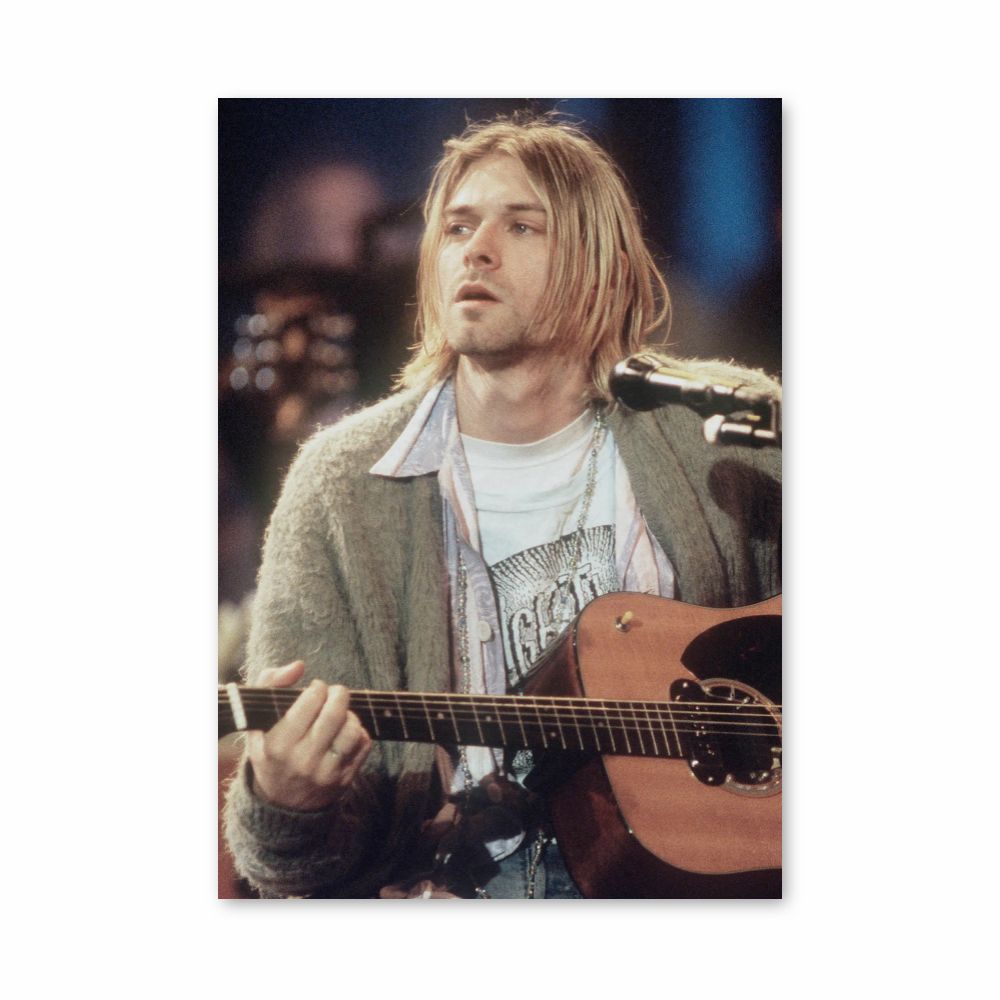 Kurt Cobain Gitarrenposter