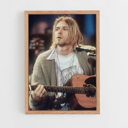 Kurt Cobain Gitarrenposter