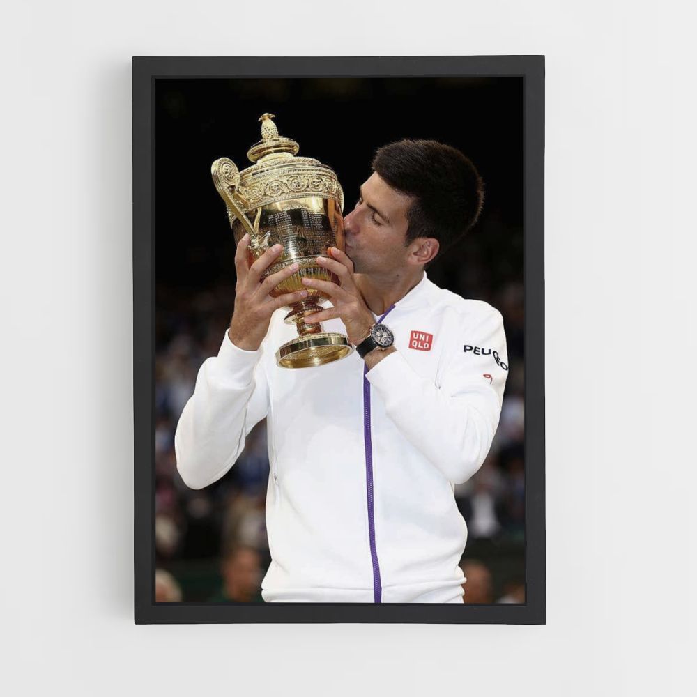 Poster Sieg Novak Djokovic