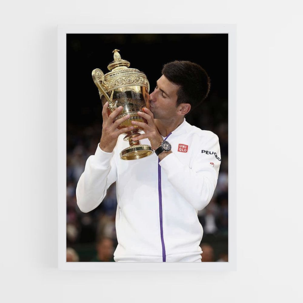 Poster Sieg Novak Djokovic