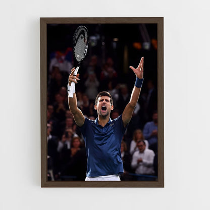 novak-djokovic-5 cadre Bois foncé