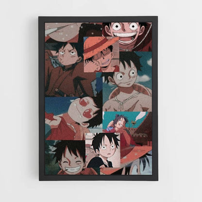 Ruffy Collage Poster