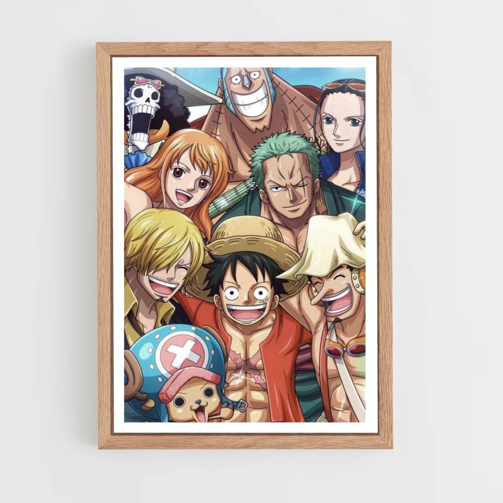 Poster One Piece Crew Ruffy