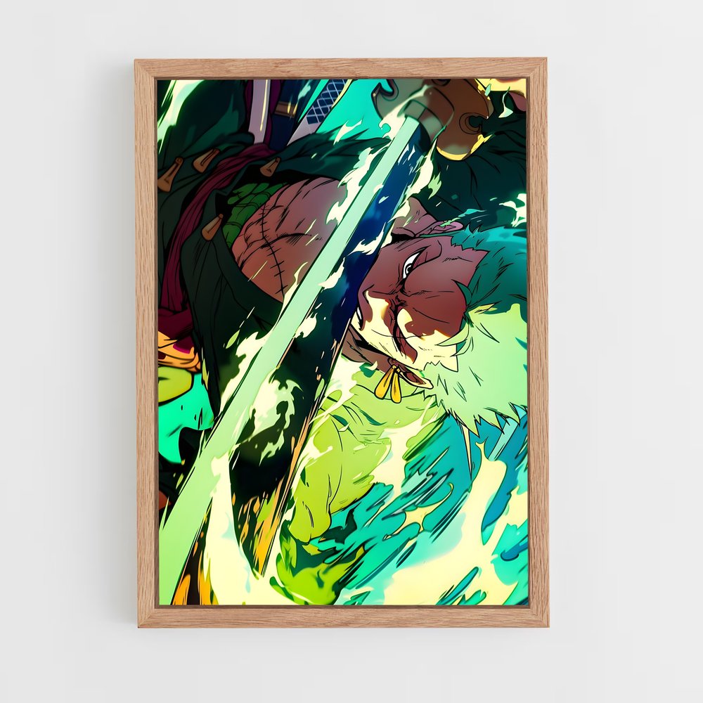 one-piece-26 cadre Bois clair