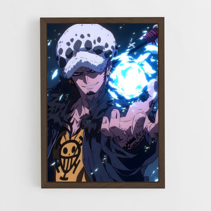 one-piece-27 cadre Bois foncé