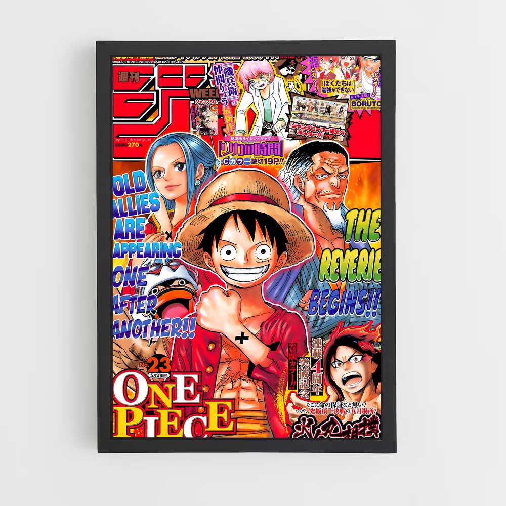 one-piece-4 cadre Noir