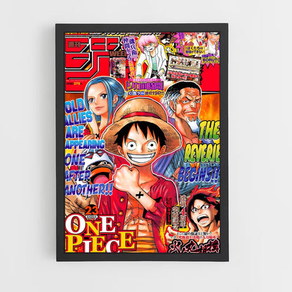 one-piece-4 cadre Noir