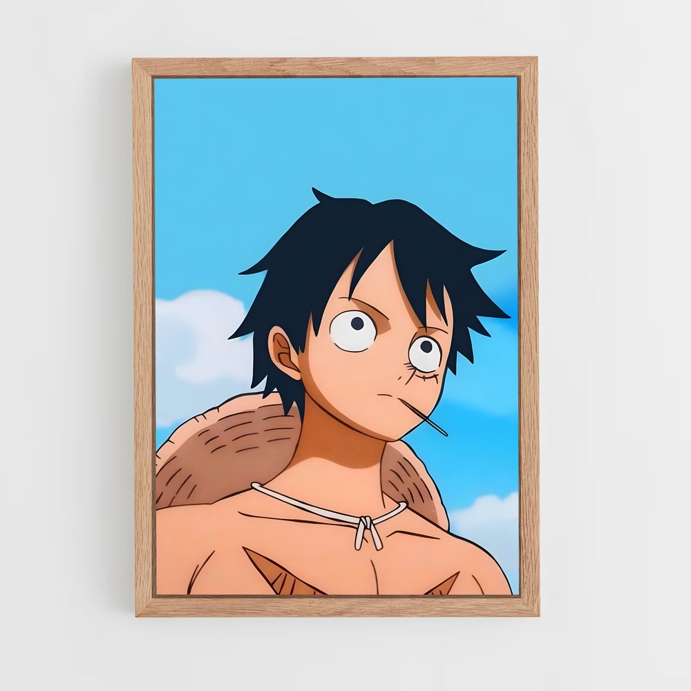 one-piece-8 cadre Bois clair
