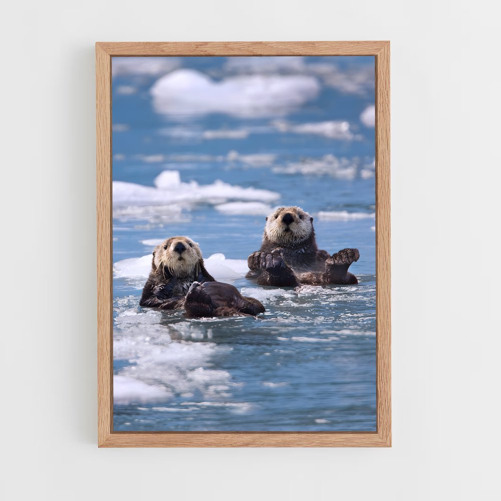 otter-6 cadre Bois clair