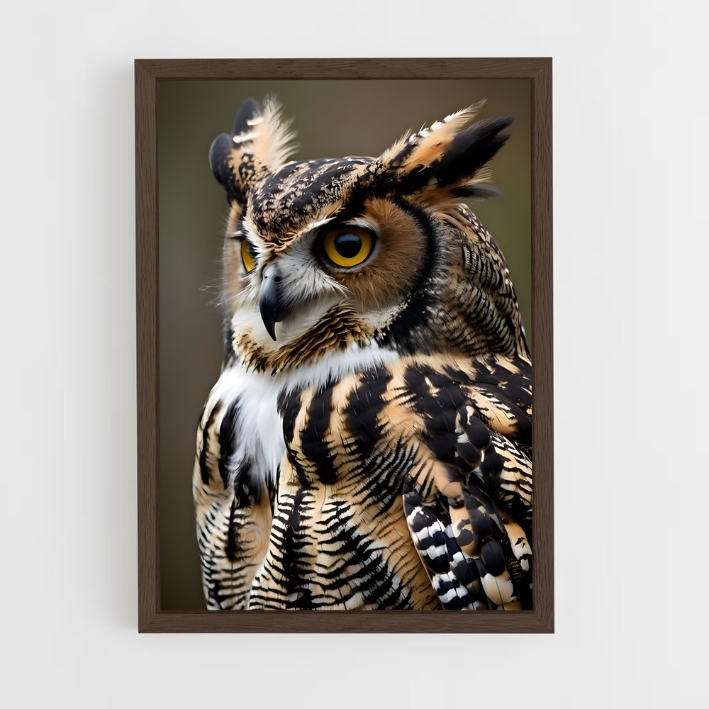 owl-1 cadre Bois foncé