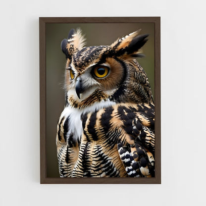 owl-1 cadre Bois foncé
