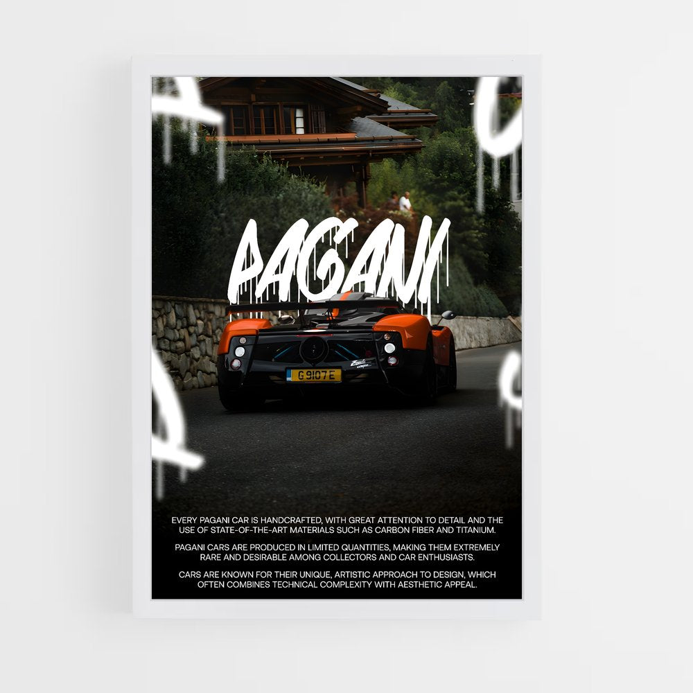 pagani-2 cadre Blanc