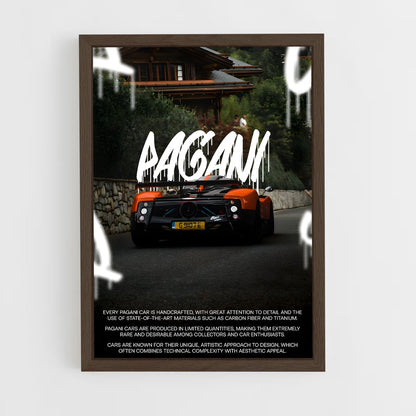 pagani-2 cadre Bois foncé