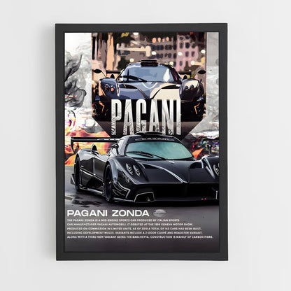 pagani-6 cadre Noir