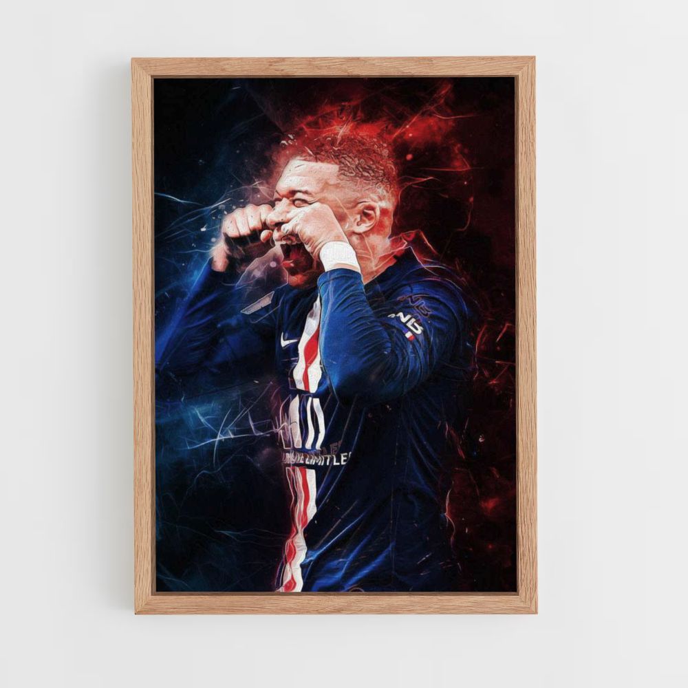 Poster PSG Mbappe