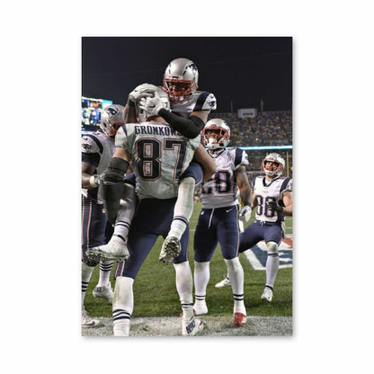 Poster Sieg der New England Patriots