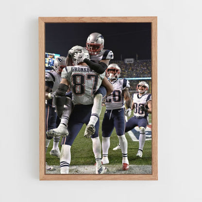 Poster Sieg der New England Patriots