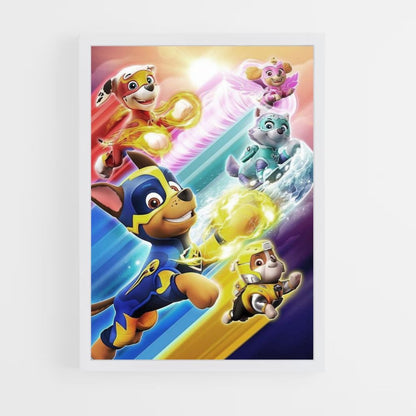 Poster Paw Patrol Flug