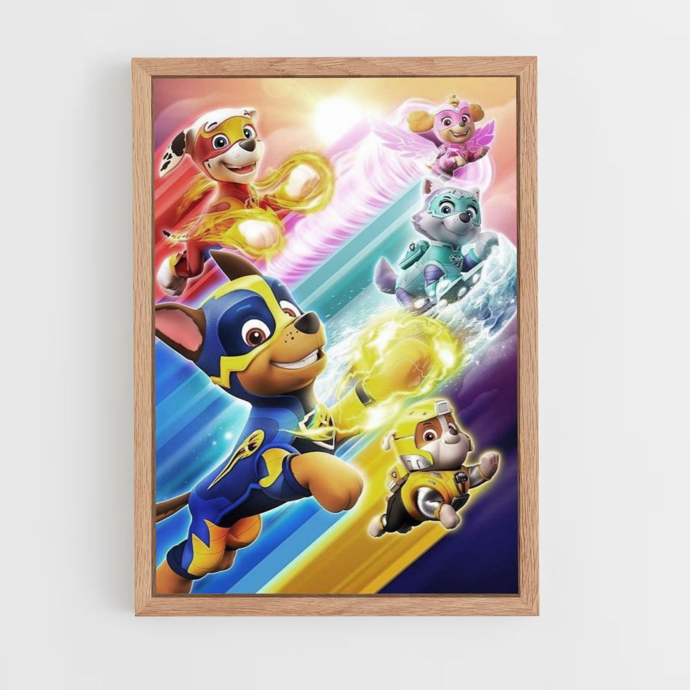 Poster Paw Patrol Flug