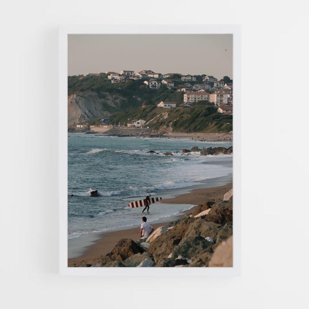 Baskisches Surfplakat