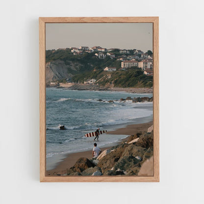 Baskisches Surfplakat