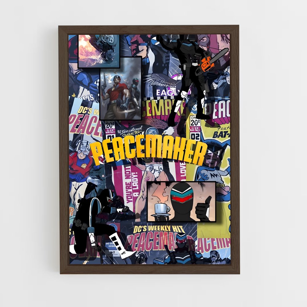 peacemaker-5 cadre Bois foncé