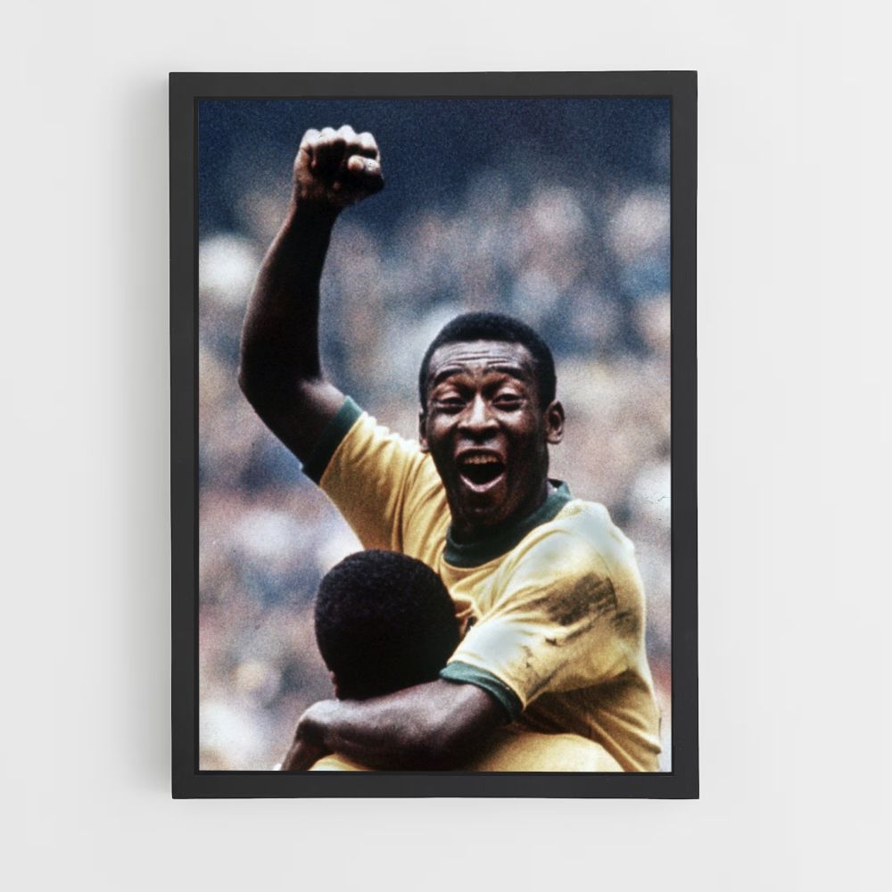 Poster Pelé Sieg