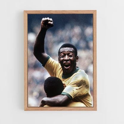 Poster Pelé Sieg