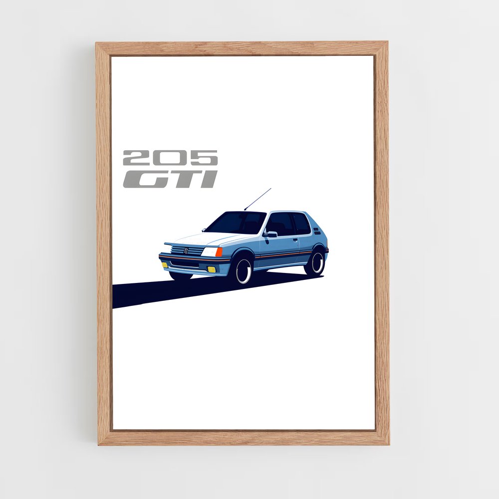 peugeot-5 cadre Bois clair