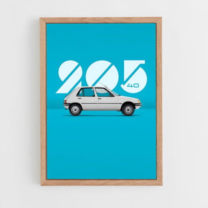 peugeot-9 cadre Bois clair
