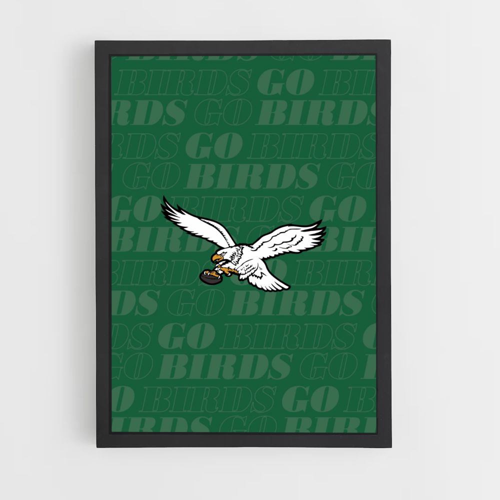 Logo-Poster der Philadelphia Eagles