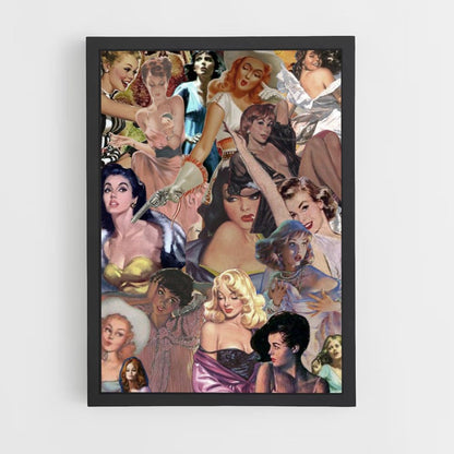 Poster Pin-Up-Collage