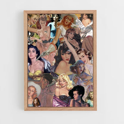 Poster Pin-Up-Collage