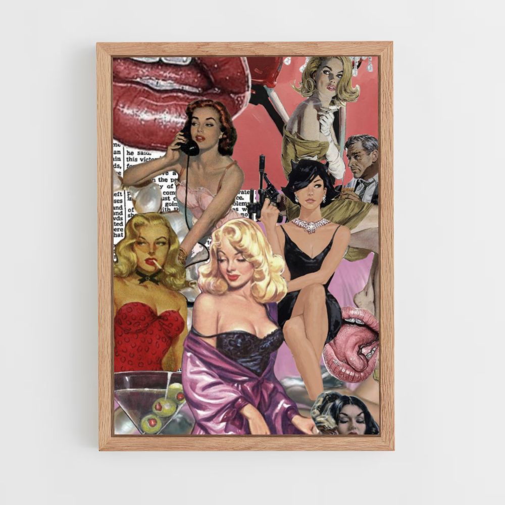 Pin-Up-Tagebuch-Poster