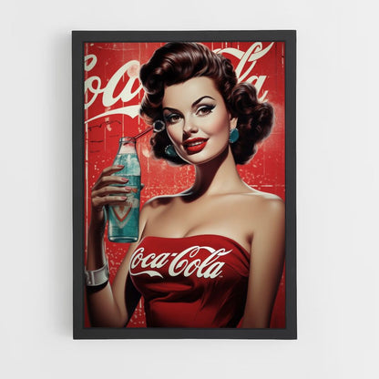 Coca-Cola-Pin-Up-Poster