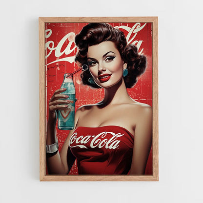 Coca-Cola-Pin-Up-Poster