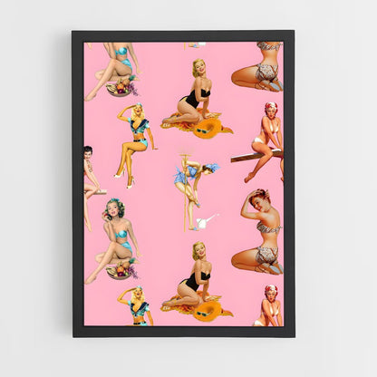 pin-up-5 cadre Noir