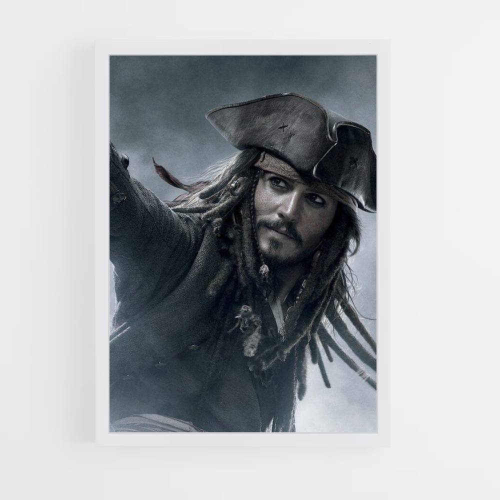 Poster Jack Sparrow Grey