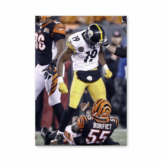 Poster Steelers-Spiel