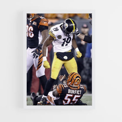 Poster Steelers-Spiel