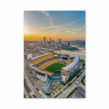 Stadionplakat der Pittsburgh Steelers