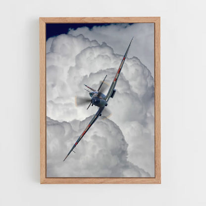 Poster mit Flugzeugen aus dem 2. Weltkrieg