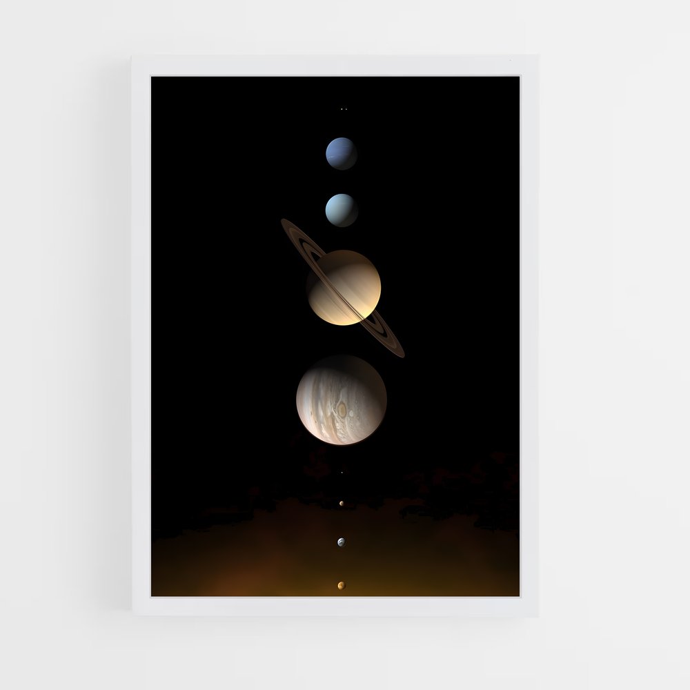 planet-10 cadre Blanc