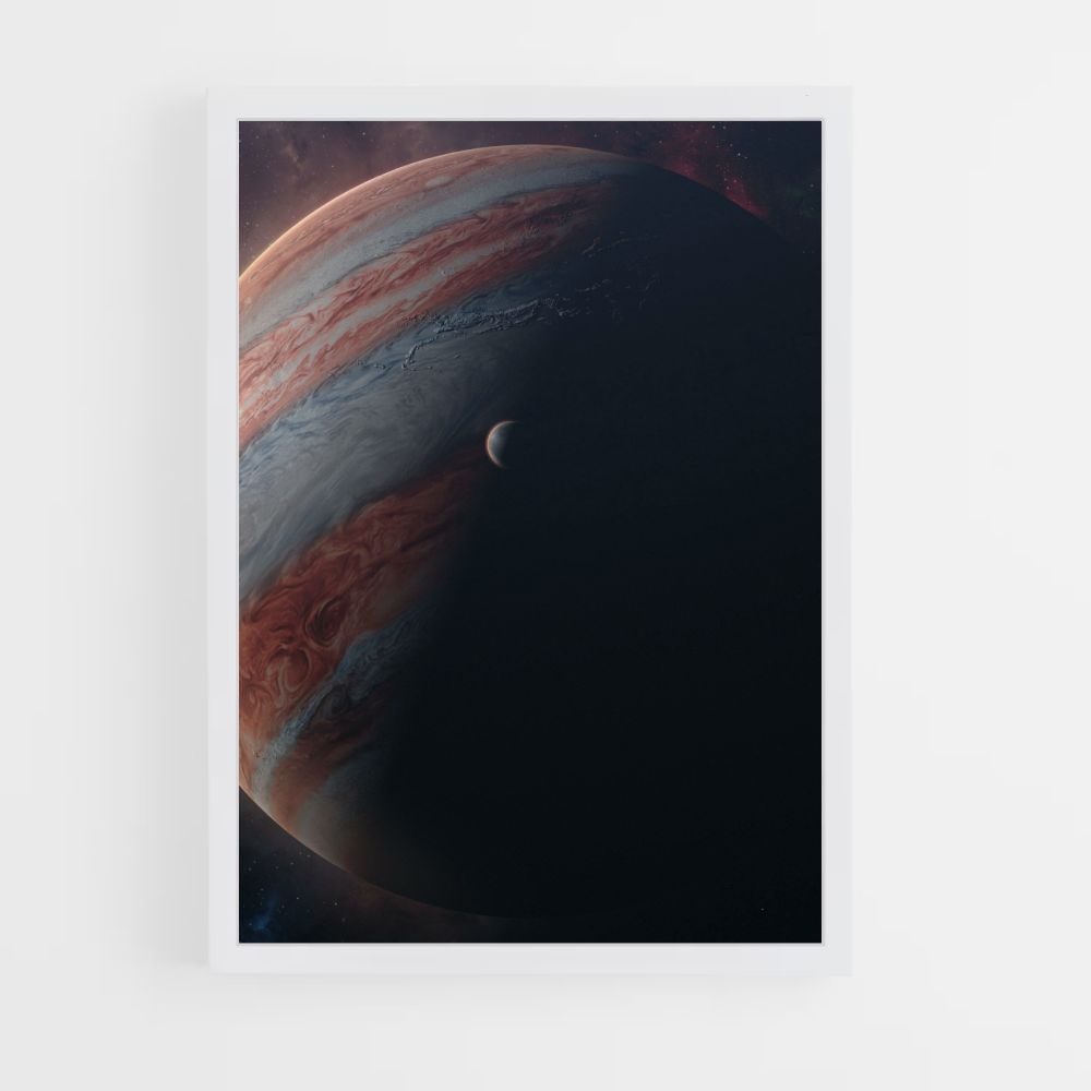 Jupiter-Satellitenplakat