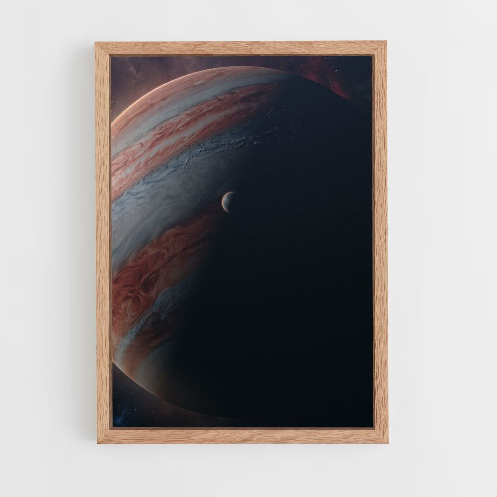 Jupiter-Satellitenplakat